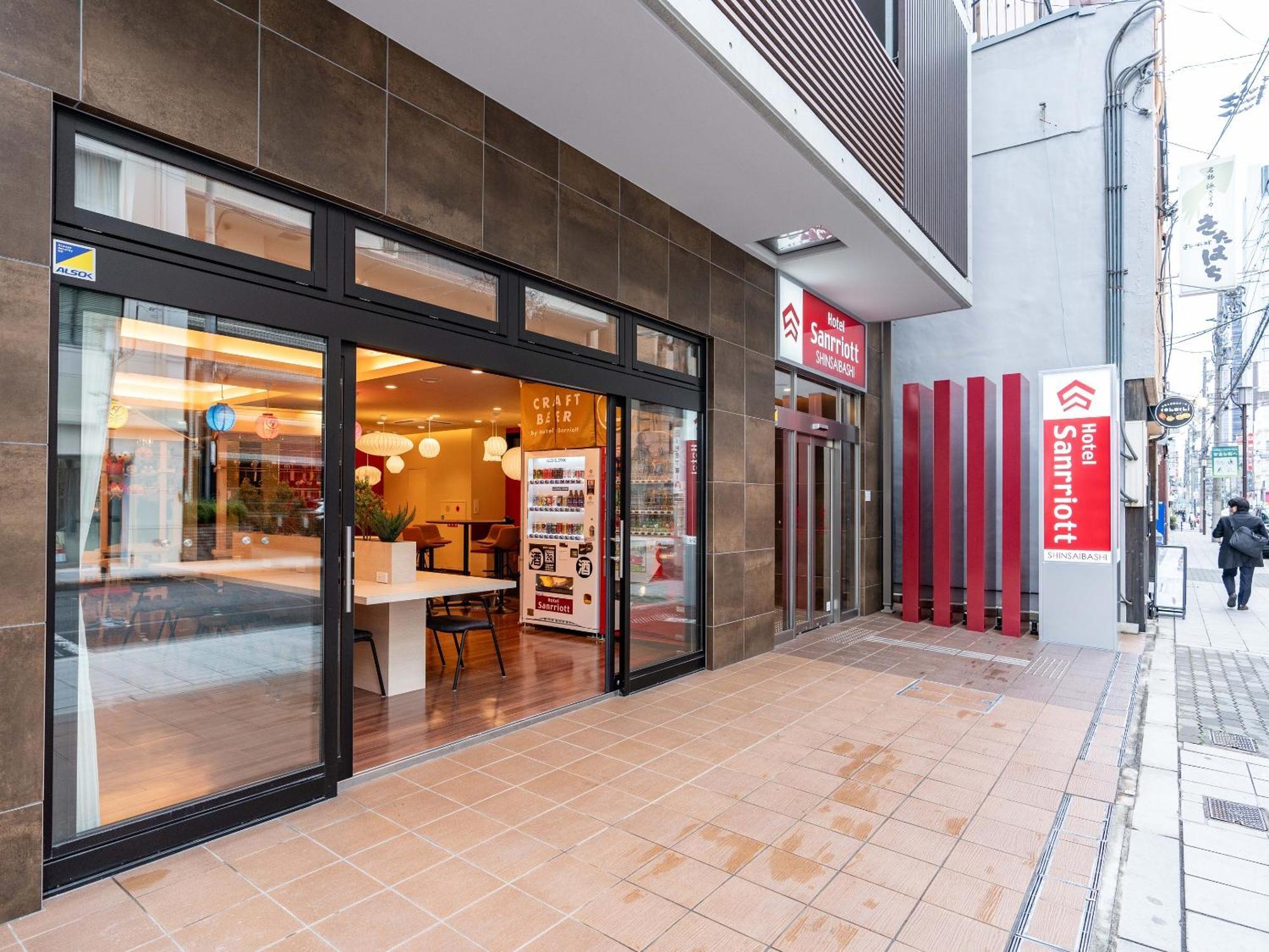 Hotel Sanrriott Shinsaibashi Осака Экстерьер фото